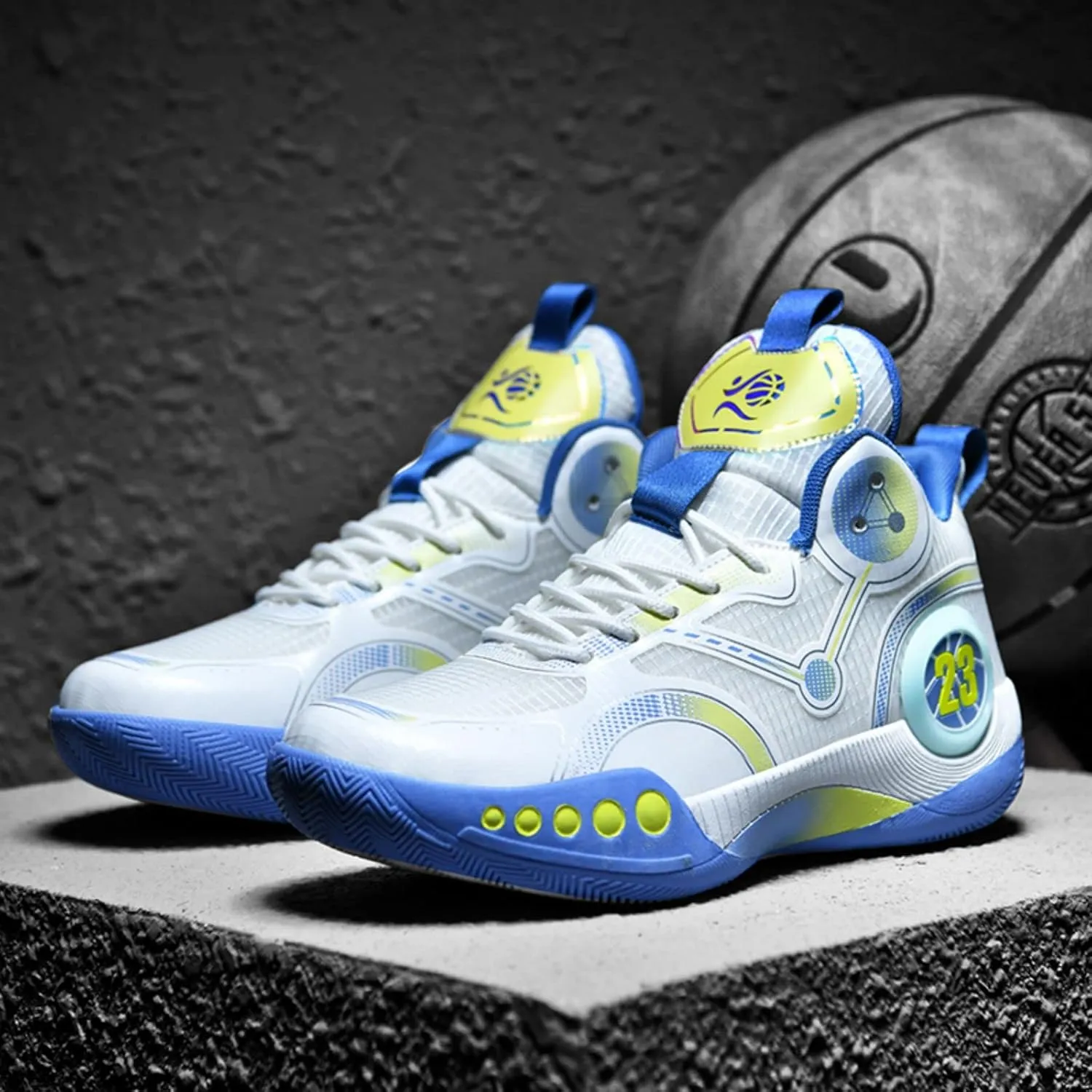 Fashion Non-Slip Breathable Wearable Sports Basketball Shoes