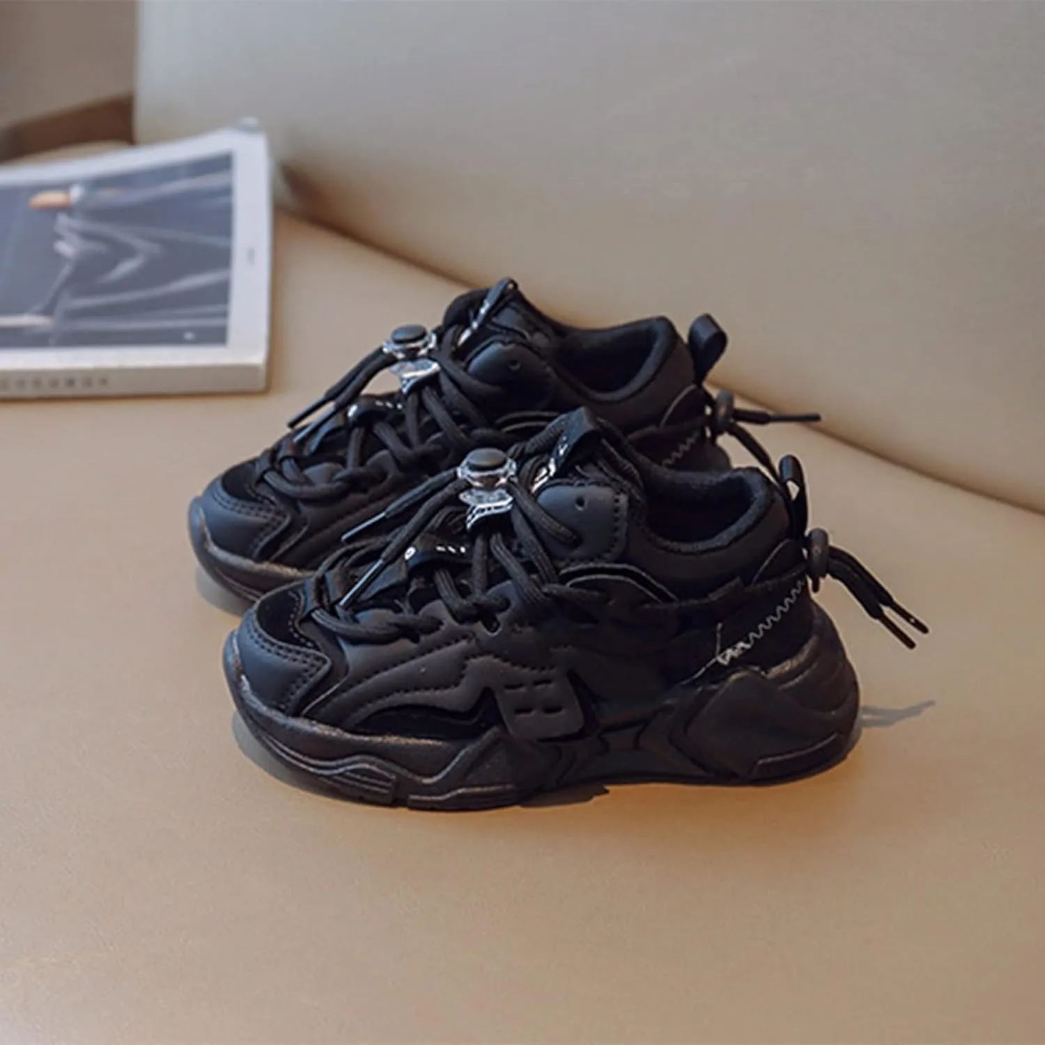 Fashion Summer Basketball Shoes for Teen Boys Thick Soles Non Slip Comfortable Girl Tennis Shoes Sports Shoes