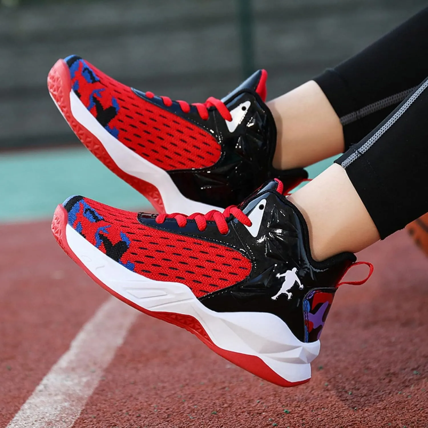 Fashionable Non Slip Breathable Children's Basketball Shoes