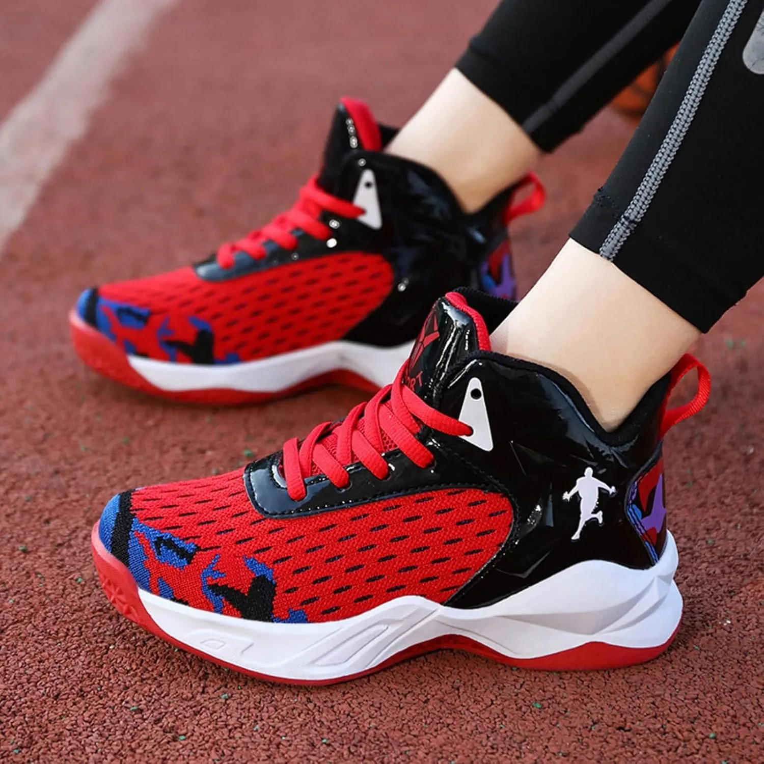 Fashionable Non Slip Breathable Children's Basketball Shoes