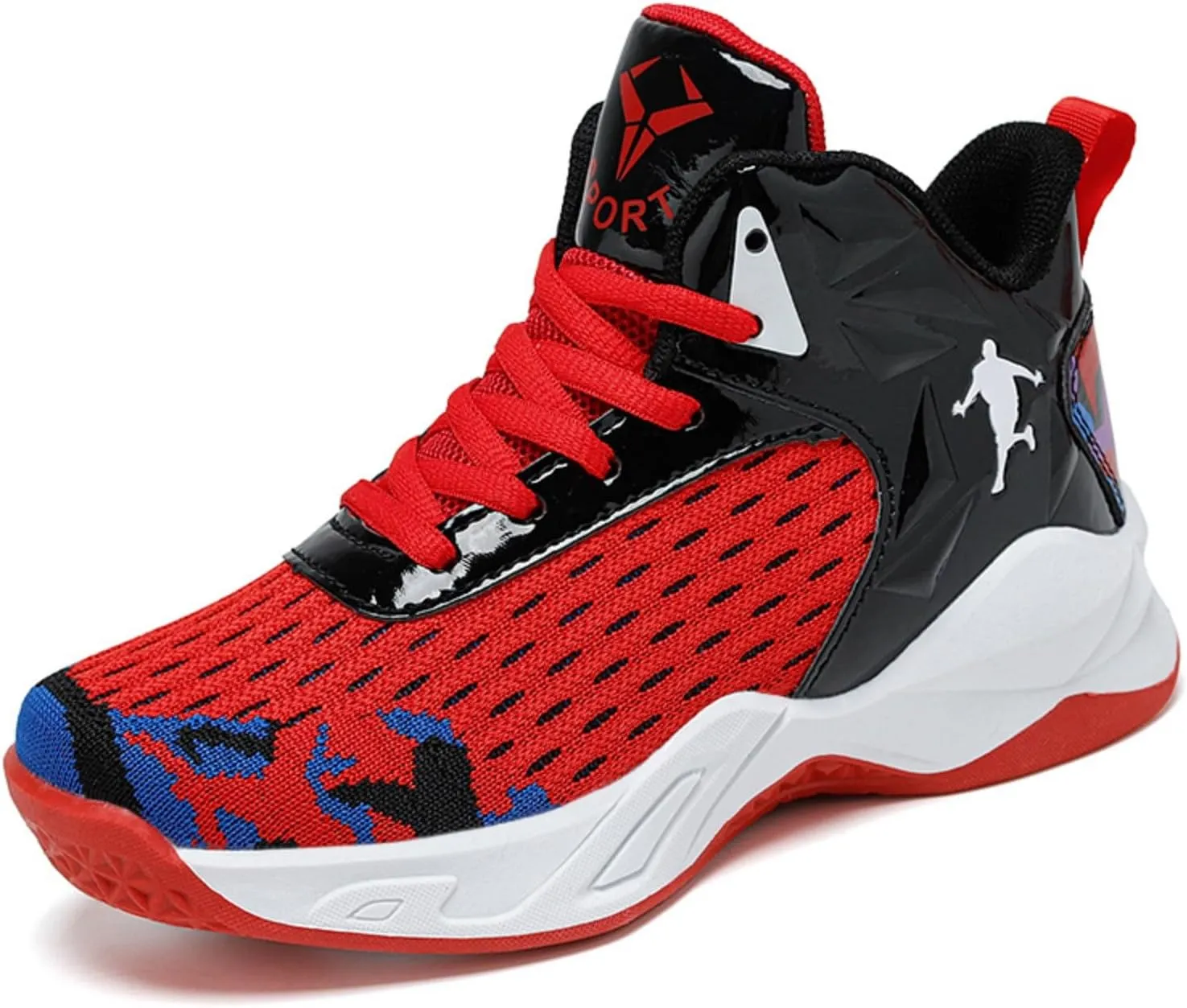 Fashionable Non Slip Breathable Children's Basketball Shoes