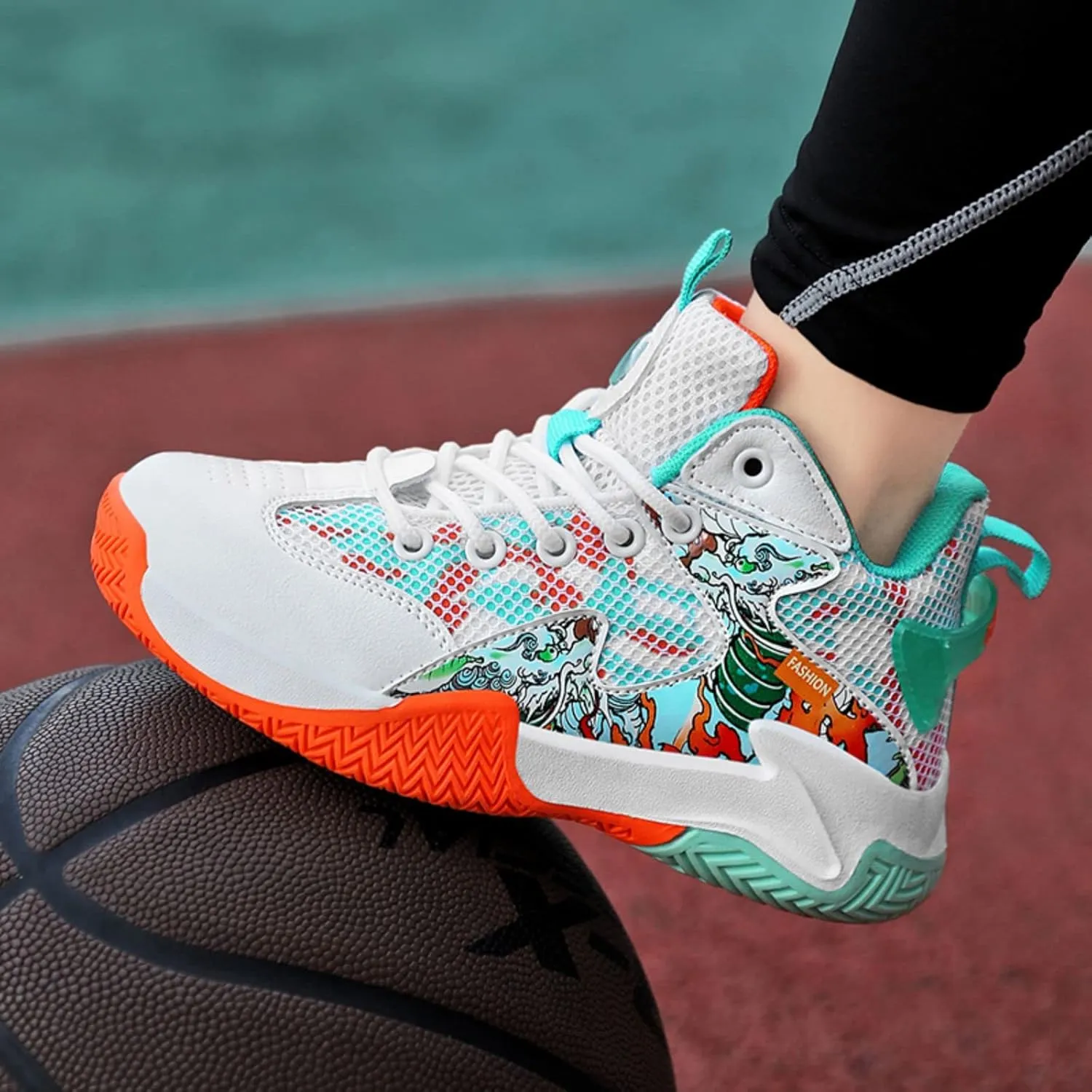 Fashionable Non Slip wear-Resistant Children's Basketball Shoes