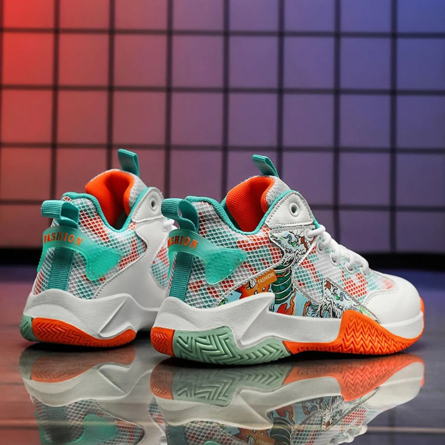 Fashionable Non Slip wear-Resistant Children's Basketball Shoes