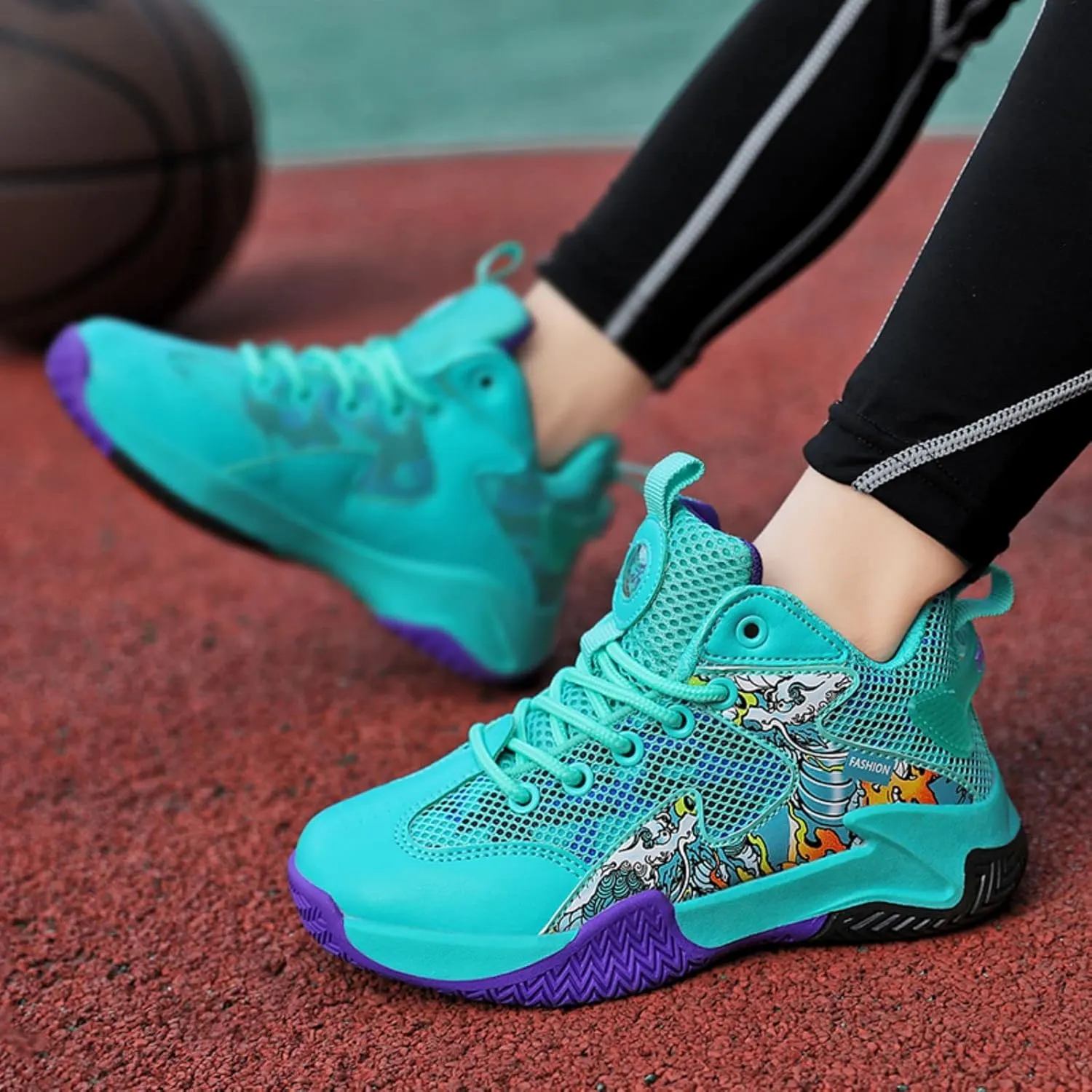 Fashionable Non Slip wear-Resistant Children's Basketball Shoes