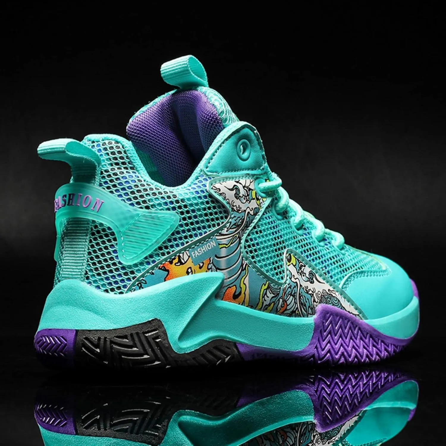 Fashionable Non Slip wear-Resistant Children's Basketball Shoes