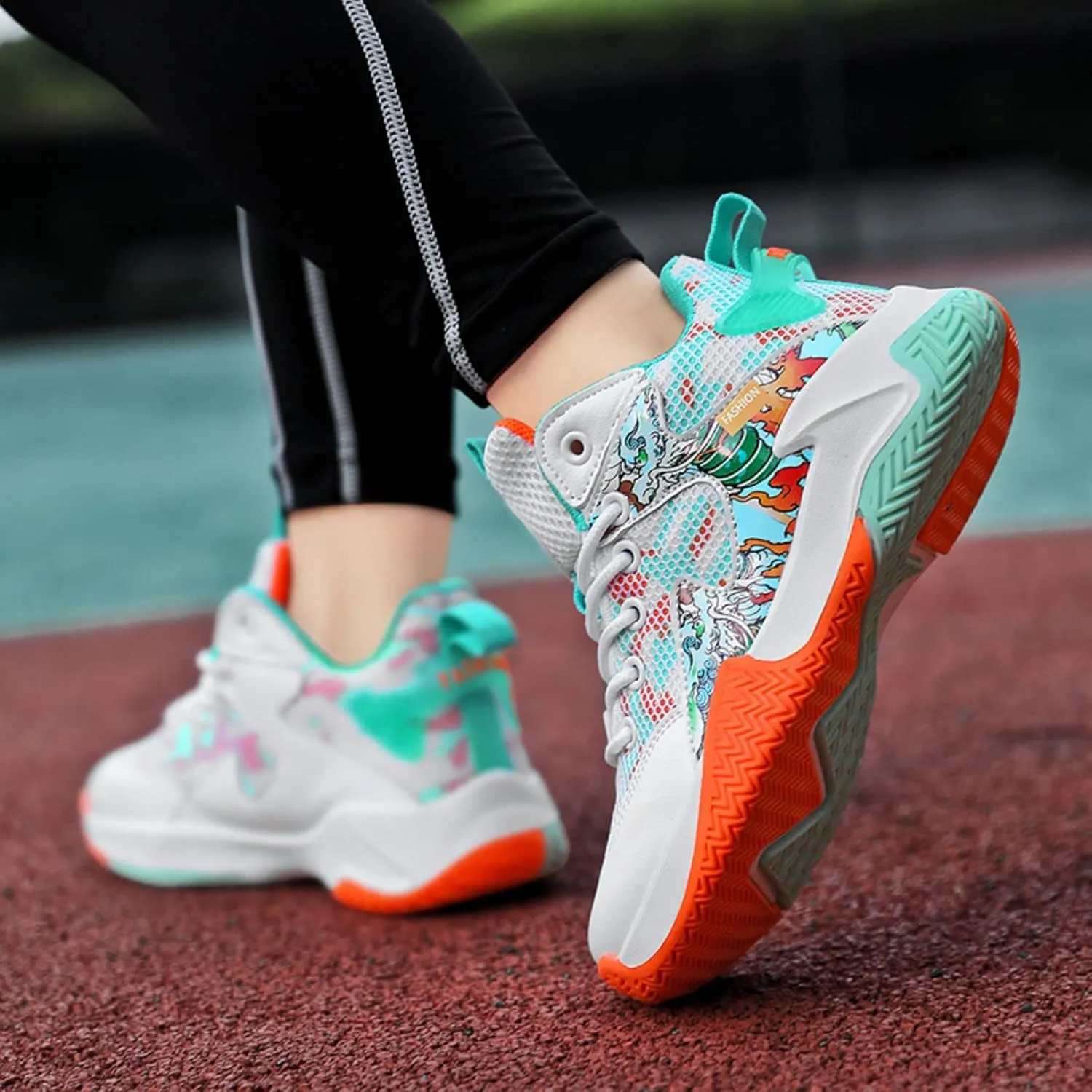 Fashionable Non Slip wear-Resistant Children's Basketball Shoes