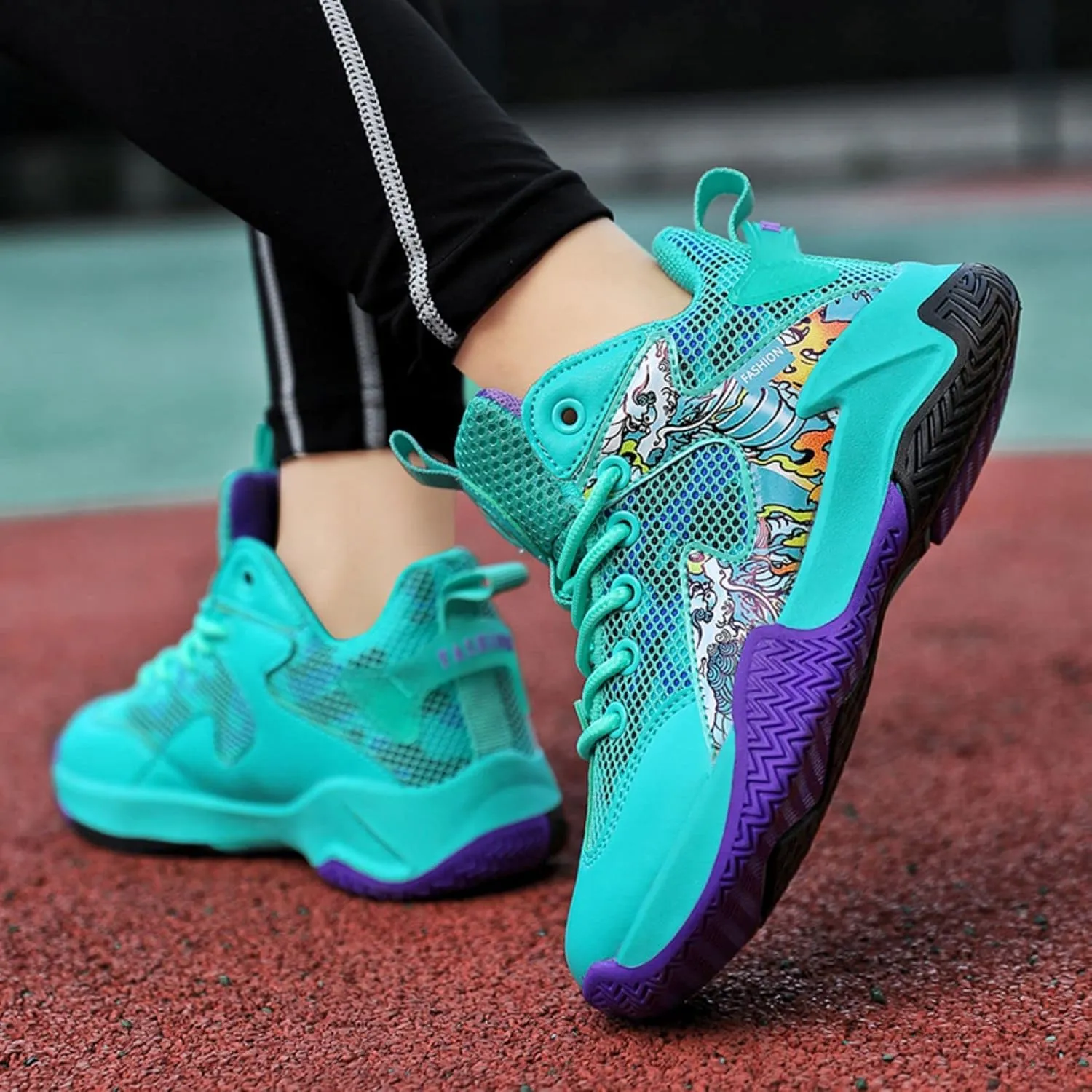 Fashionable Non Slip wear-Resistant Children's Basketball Shoes