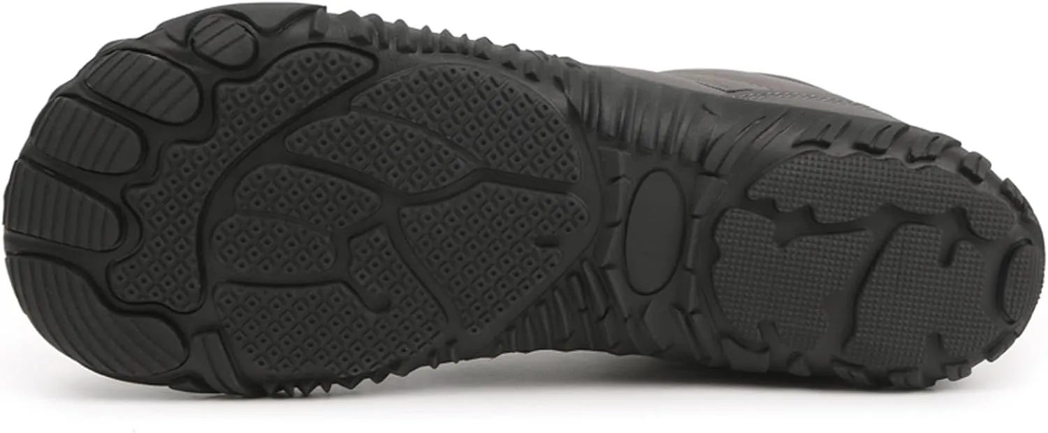 FLIOZY Winter Hiking Boots for Mens and Womens, Barefoot-Style Non-Slip Snow Boots, Waterproof Outdoor Hiking Shoes