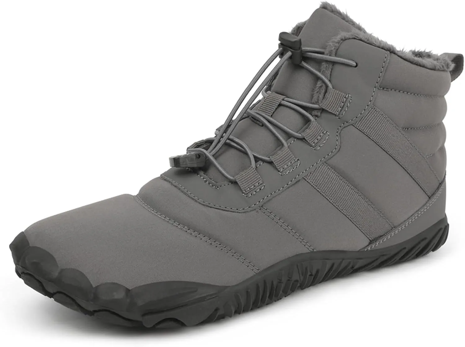 FLIOZY Winter Hiking Boots for Mens and Womens, Barefoot-Style Non-Slip Snow Boots, Waterproof Outdoor Hiking Shoes