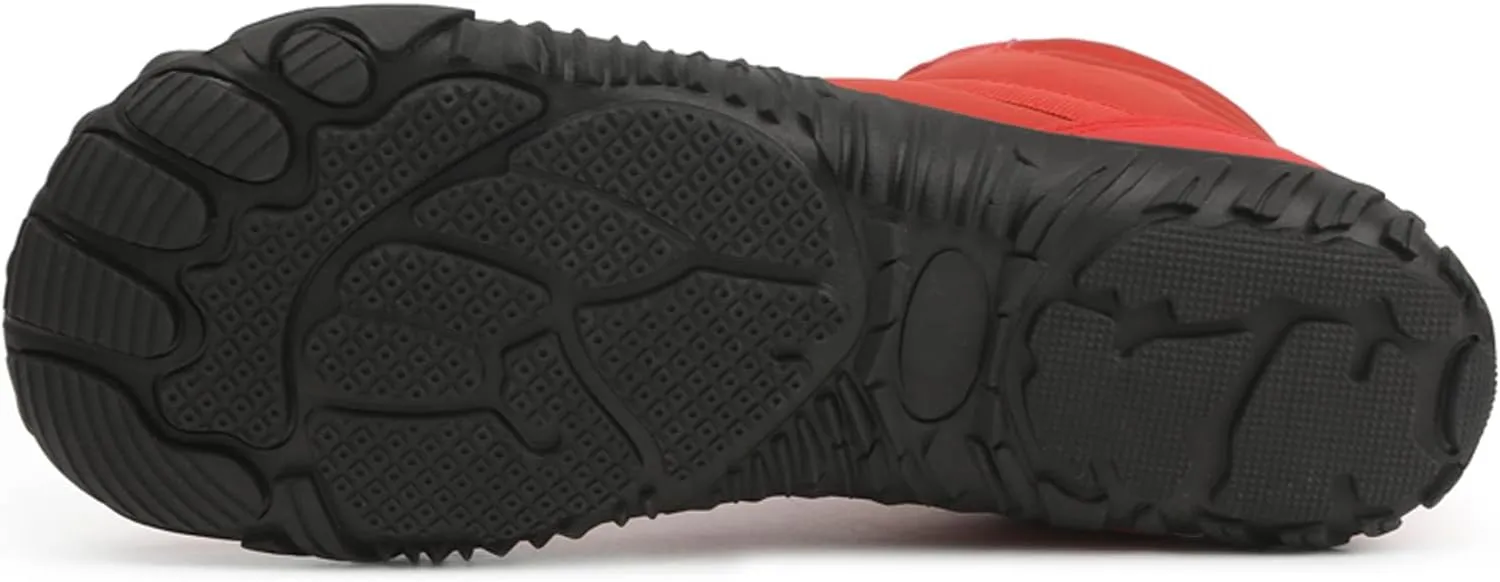 FLIOZY Winter Hiking Boots for Mens and Womens, Barefoot-Style Non-Slip Snow Boots, Waterproof Outdoor Hiking Shoes