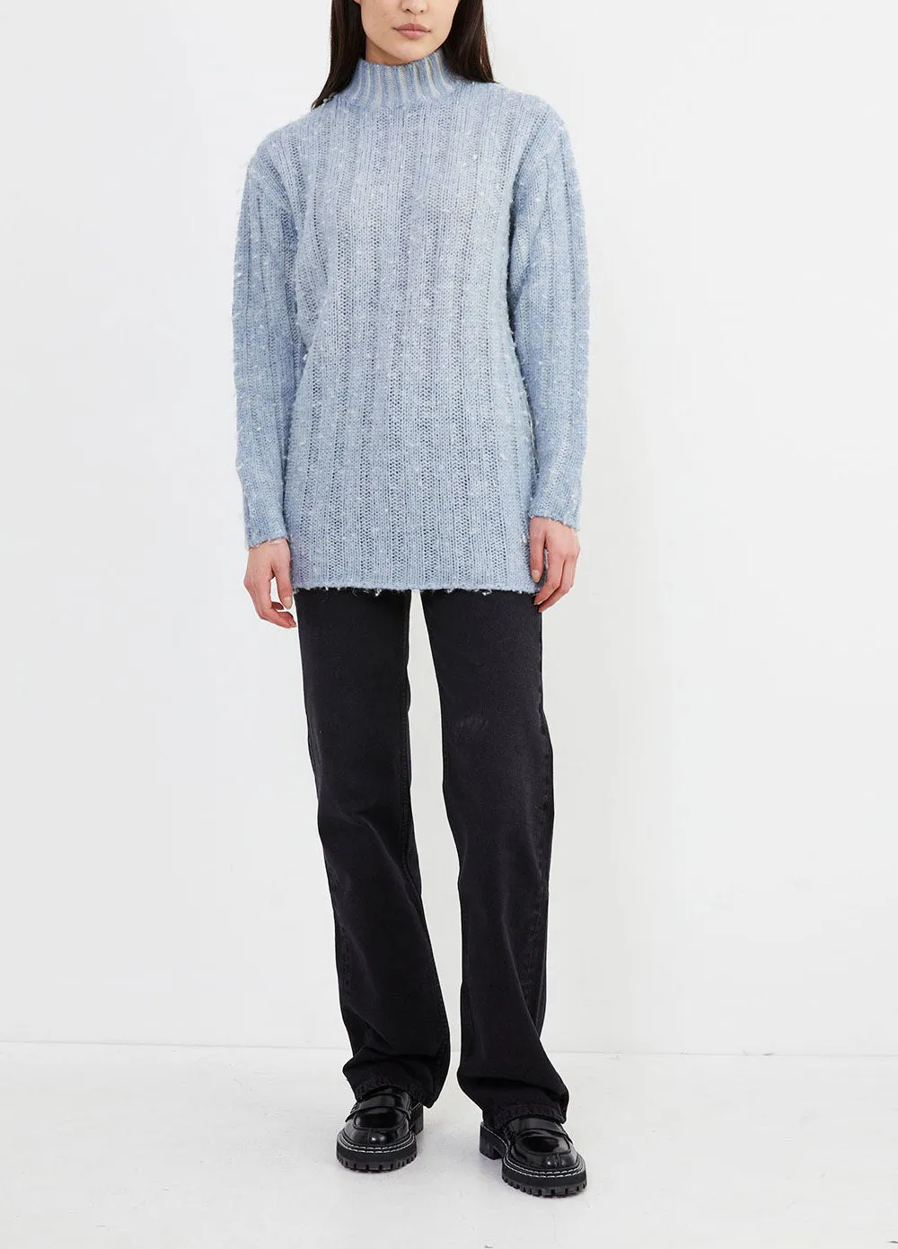 Funnel Neck Knit
