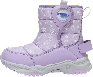 Girls Boys Snow Boots Outdoor Warm Comfortable Non Slip Mid Calf Padded Small Big Kids Winter Shoes Boots Girls Size 3