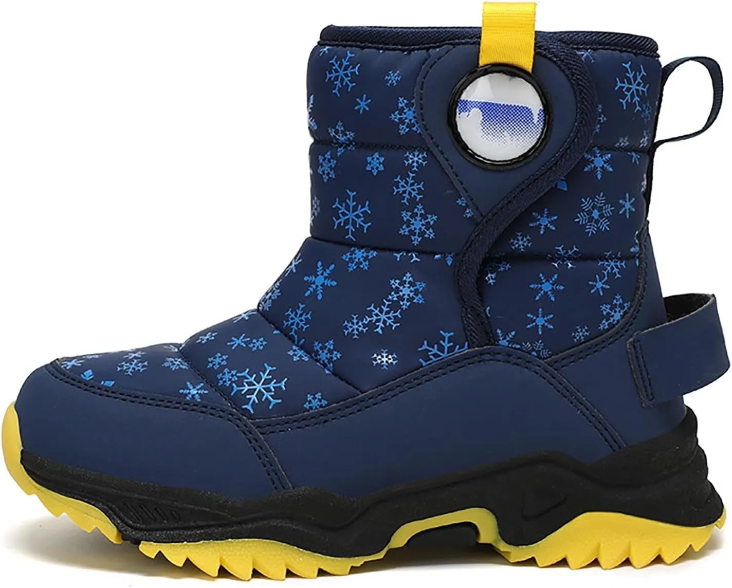 Girls Boys Snow Boots Outdoor Warm Comfortable Non Slip Mid Calf Padded Small Big Kids Winter Toddler Leopard Boots