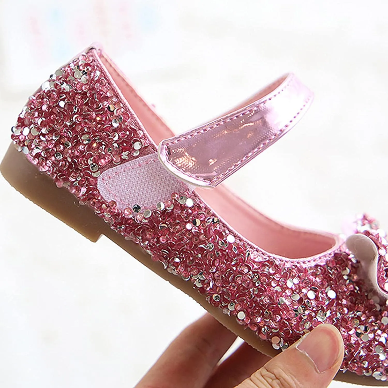 Girls Dress Shoes Kids Toddler Heels Pumps Flower Girl Mary Jane School Wedding Party Princess Shoes