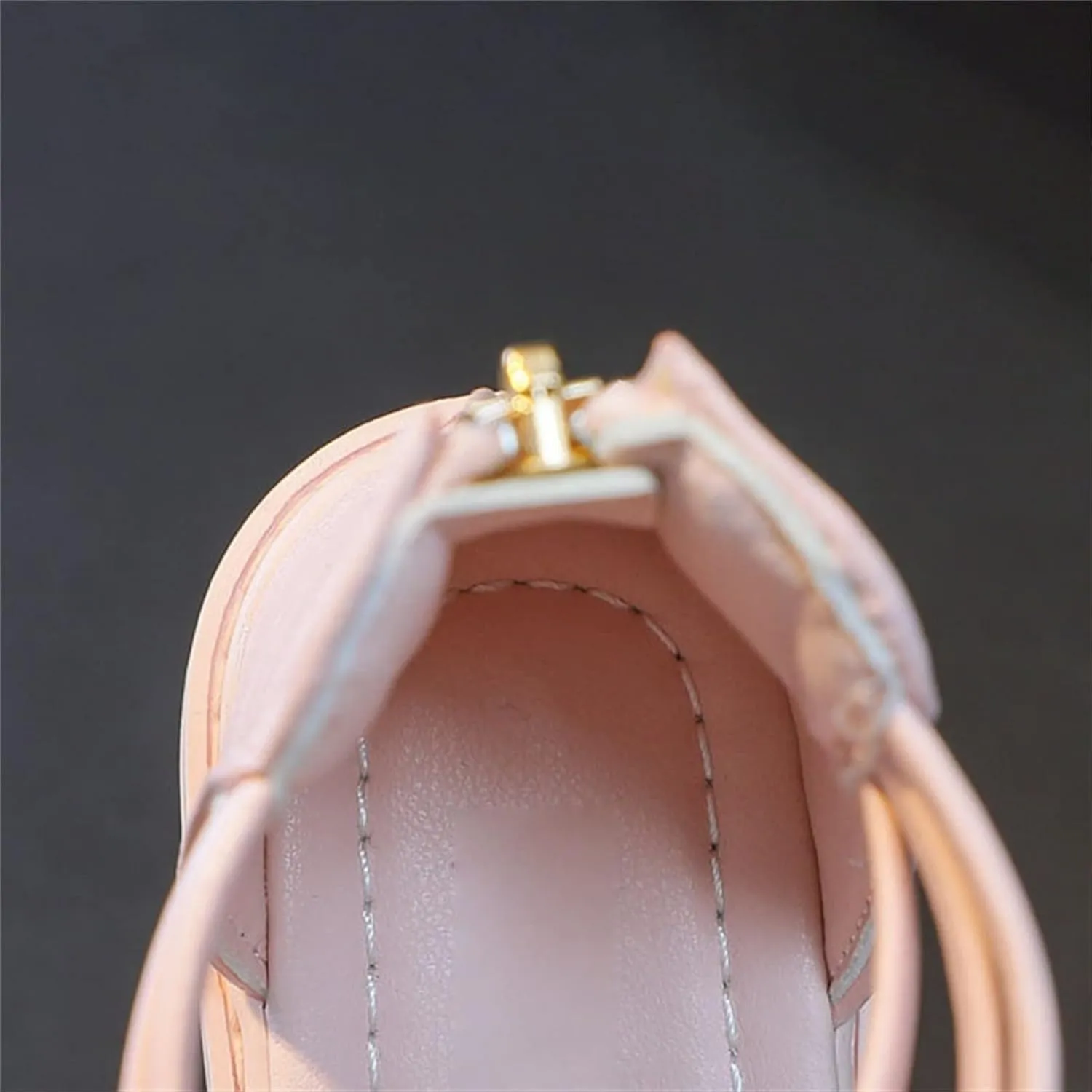Girls Floral Roman Sandals Kids High Heel Open Toe Ankle Strap Flat Sandals with Heel Zipper Big Girls Slippers