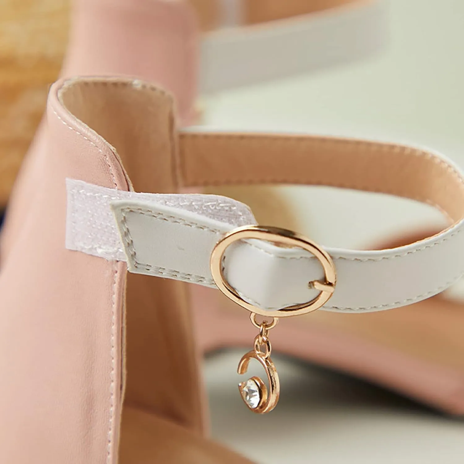 Girls Kids Dress Shoes Pumps Low Heels Flower Open Toe Sandals Flower Wedding Party Toddler Pool Slides Princess Flat
