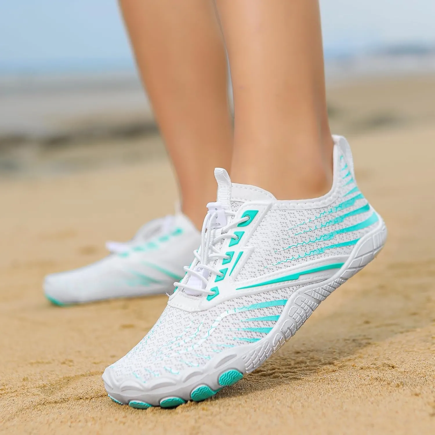 Hike Barefoot Shoes for Women Men Non-Slip Breathable Walking Shoe Wide Toe Water Shoes Comfortable Athletic Footwear Healthy Non-Slip Grounding Sneaker
