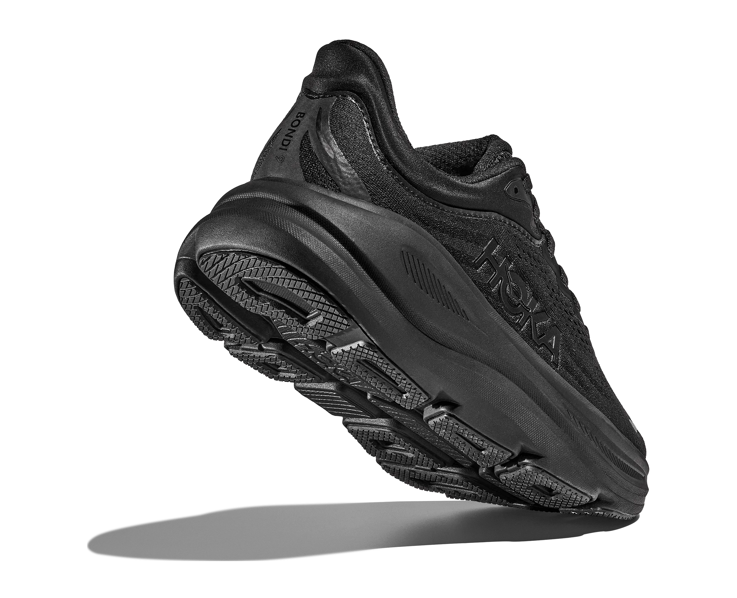 Hoka Men's Bondi 9 Running Shoes- Black