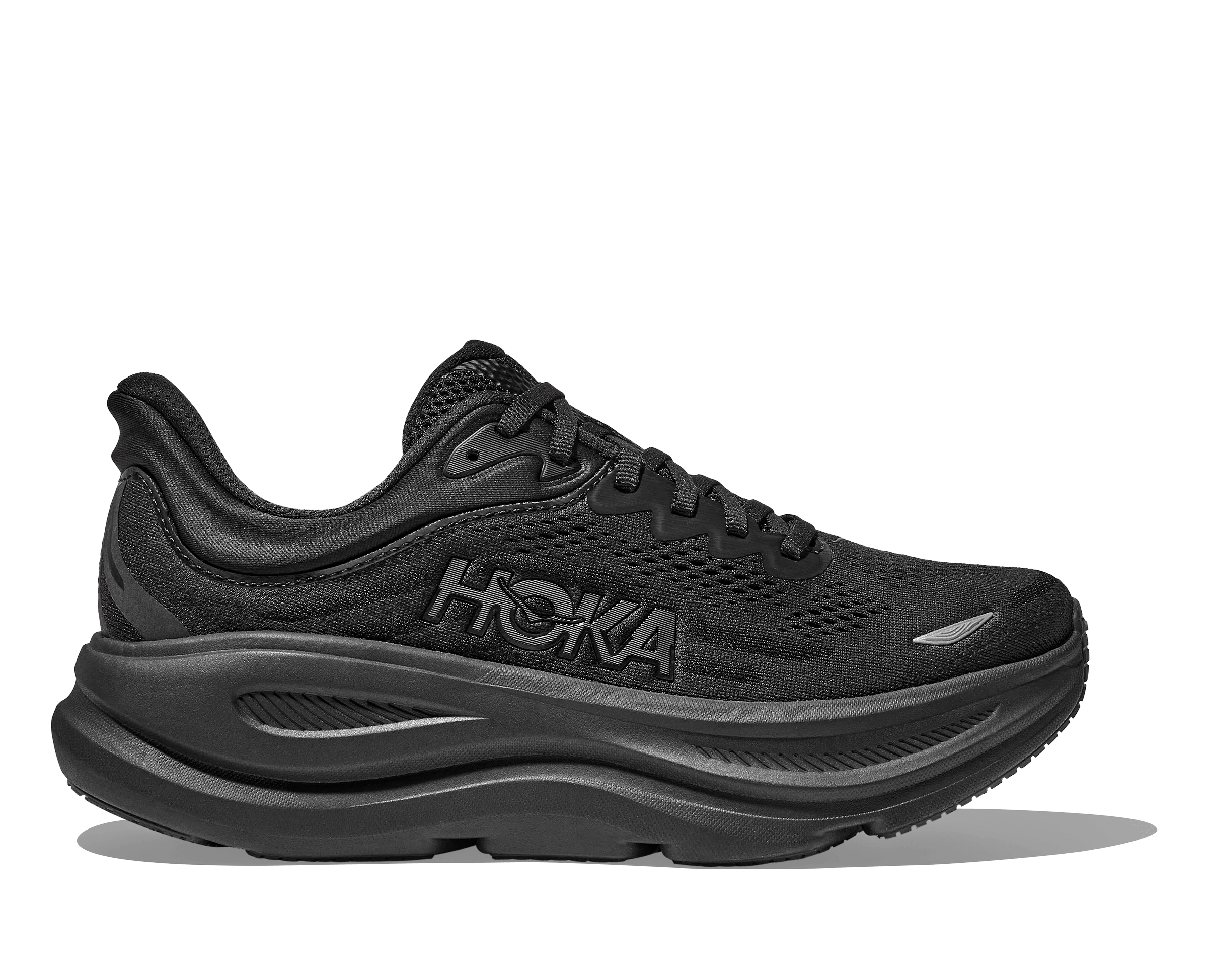 Hoka Men's Bondi 9 Running Shoes- Black