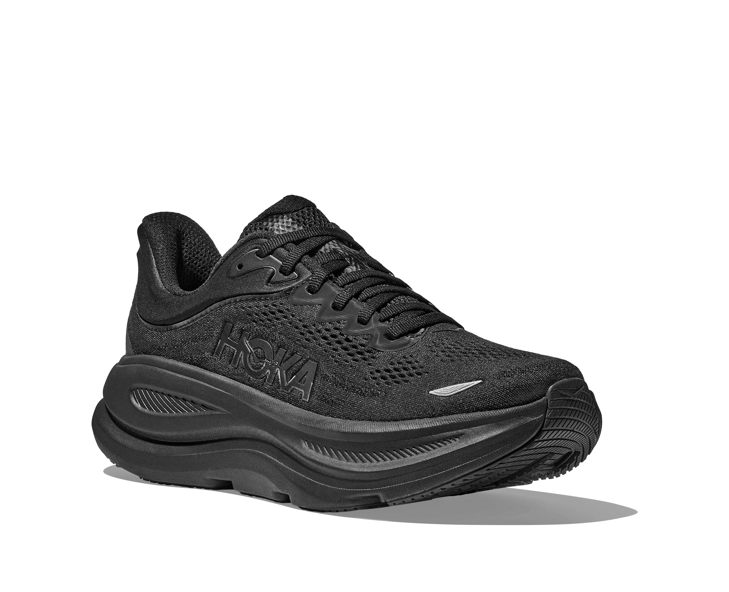 Hoka Men's Bondi 9 Running Shoes- Black