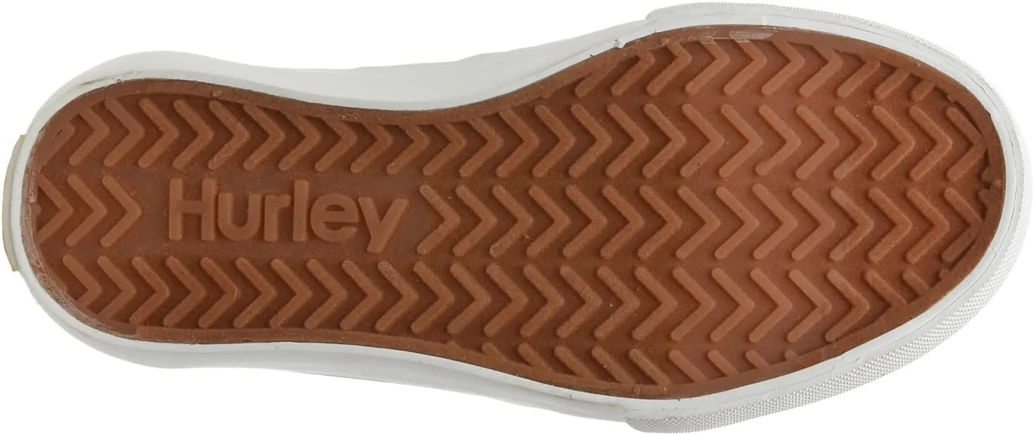 Hurley Boardy Kids Lace Up Canvas Sneakers ?C Low Cut Skateboarding Shoes for Kids, Sports Shoes for Boys and Girls