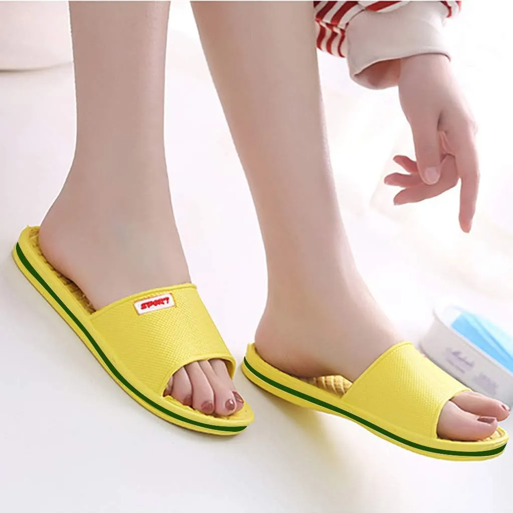 Indoor Slippers Women and Men Non Slip Slides Ultra Comfort Non-Slip Shower Sandals Indoor and Outdoor