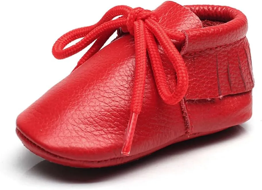 Infant Baby Boys Girls Leather Loafers Comfort Oxford Dress Wedding Shoes First Walker Outdoor Shoes Crib Shoes