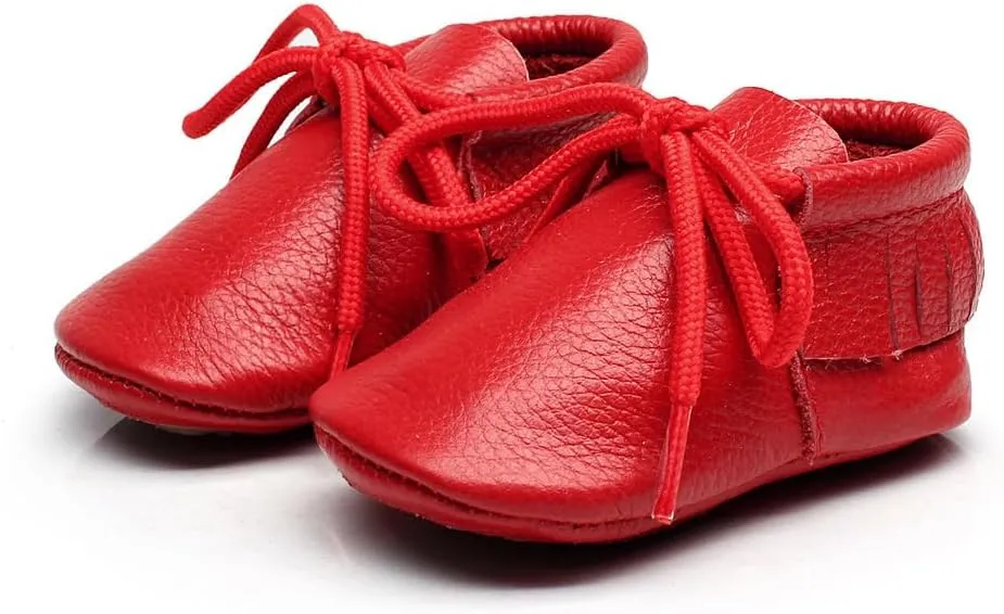 Infant Baby Boys Girls Leather Loafers Comfort Oxford Dress Wedding Shoes First Walker Outdoor Shoes Crib Shoes