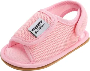 Infant Baby Girl Boy Sandals Comfort Outdoor Casual Beach Shoes Anti Slip Rubber Sole First Baby Girl Flat Shoes