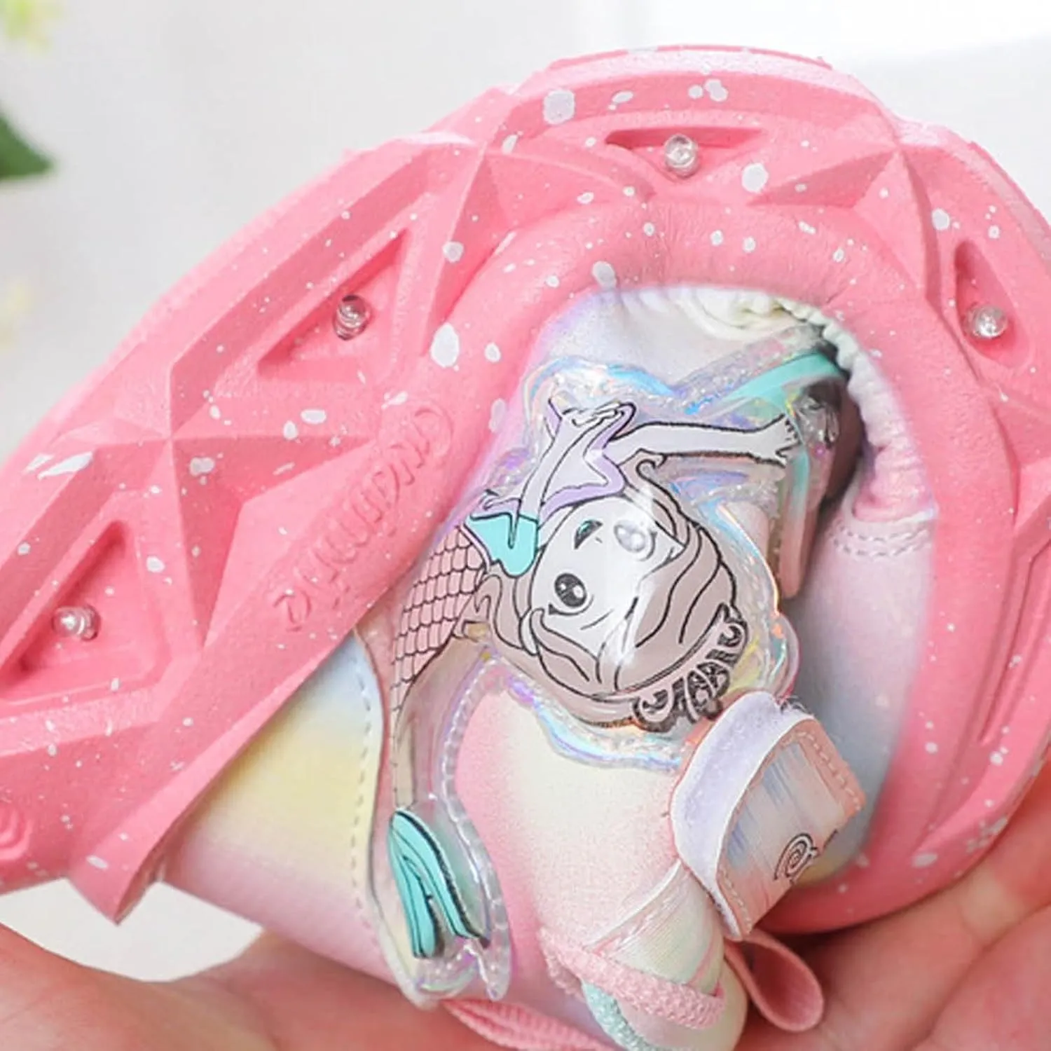IWIHMIV Girls Tennis Shoes Kid Shoes Girls' Athletic Shoes Light Up Girls Sneakers Breathable Kids Walking Shoes for Toddler