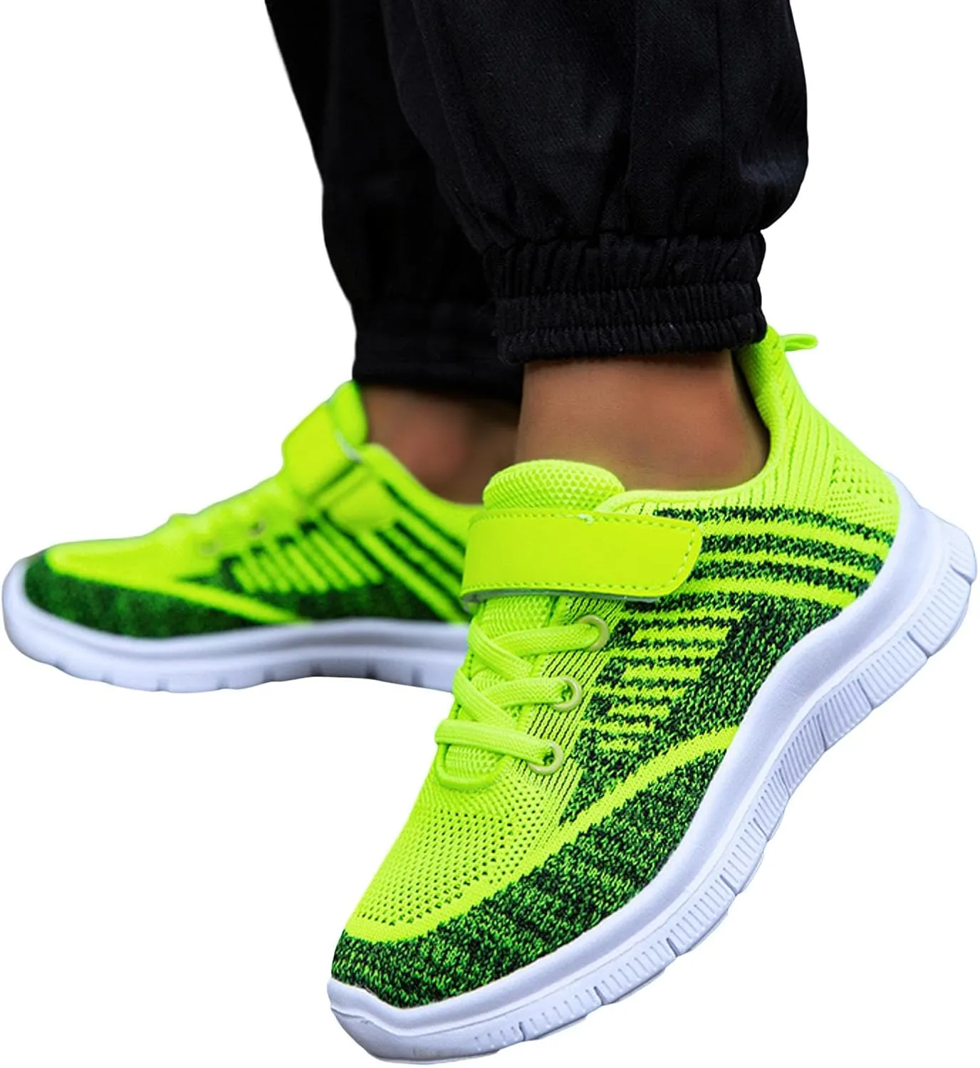 IWIHMIV Kids Running Shoes Toddler Boy Tennis Shoes Boys Girls Sneakers Kids Shoes Lightweight Breathable Athletic Tennis Shoes