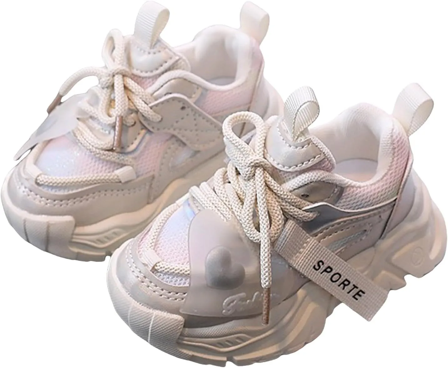 IWIHMIV Running Shoes for Girls Kids Sneakers for Boys Toddler Breathable Athletic Tennis Shoes Lightweight Comfy Walking Shoes
