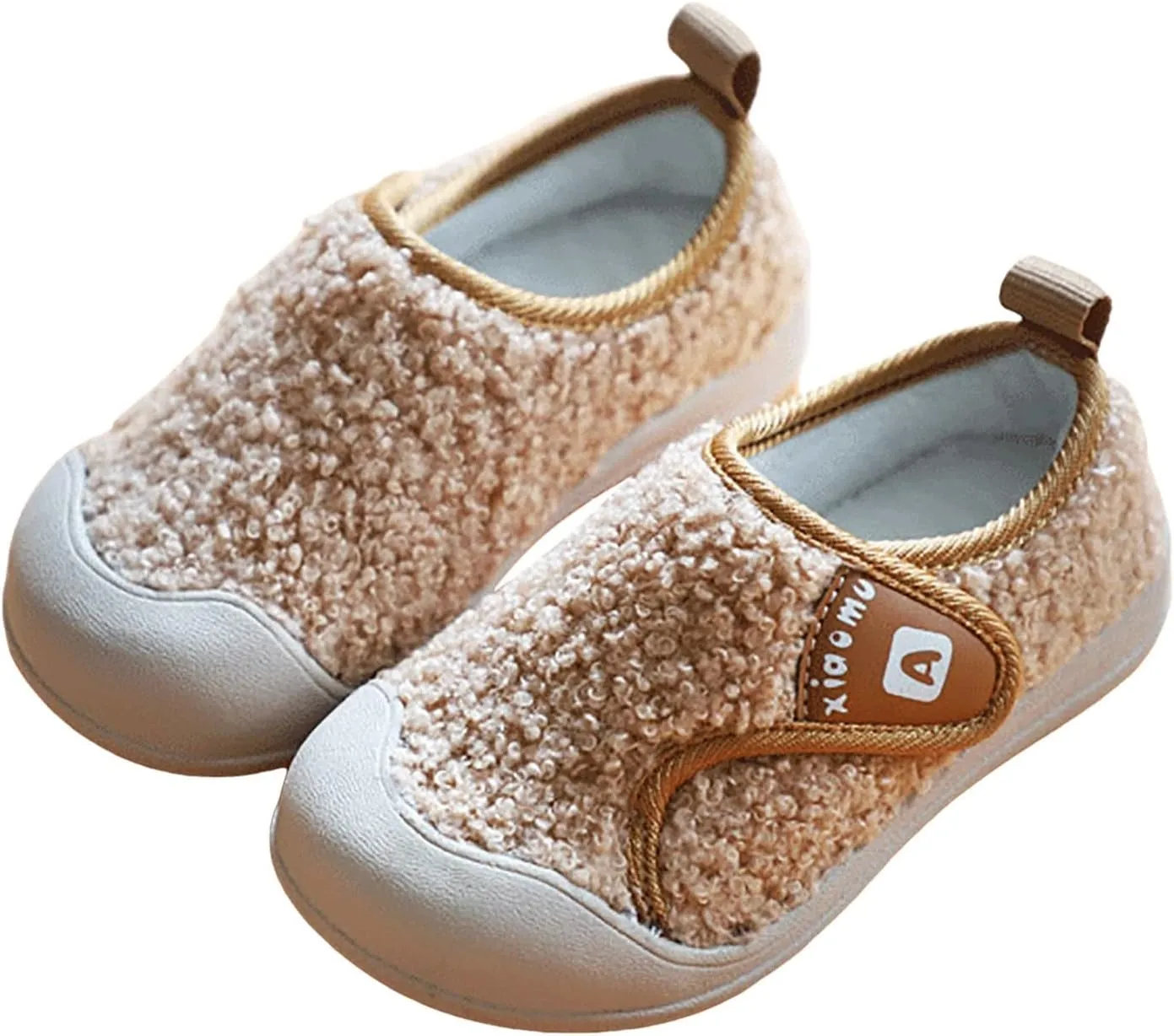 IWIHMIV Toddler Slip On Shoes Boy Sneakers Kids Running Shoes Winter Girls Lightweight Outdoor Sports Athletic Tennis Shoes