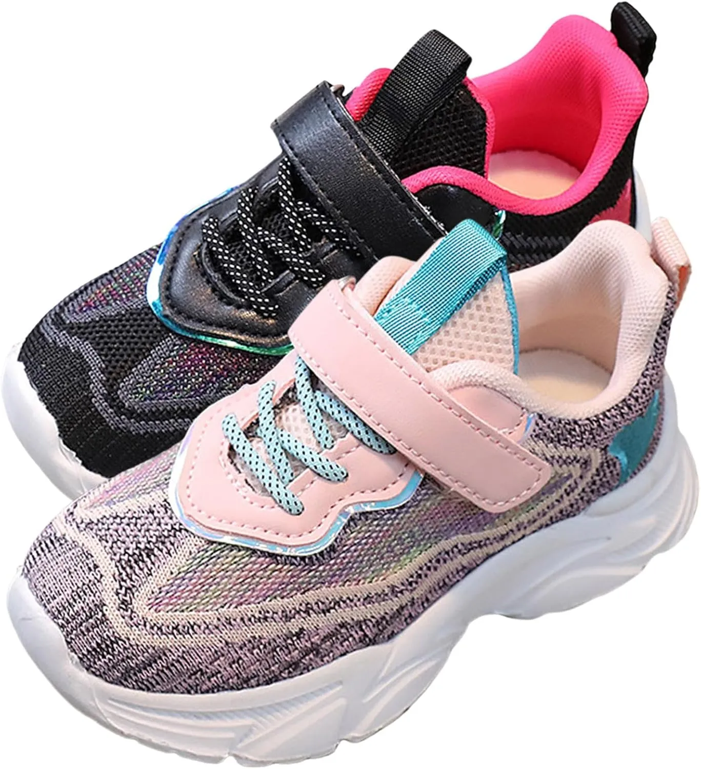 IWIHMIV Toddler Sneaker Boys Slip On Shoes Girls Shoes Lightweight Breathable Comfortable Sport Walking Running Tennis Sneakers
