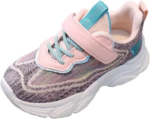 IWIHMIV Toddler Sneaker Boys Slip On Shoes Girls Shoes Lightweight Breathable Comfortable Sport Walking Running Tennis Sneakers