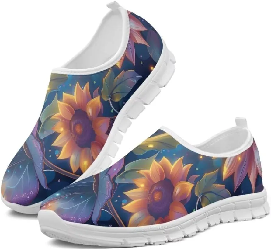 Jeiento Slip-On Loafers for Women Lady Non Slip Travel Walking Flat Shoes Casual Shoes Non Slip Dressy Shoes Play Fashion Sneaker