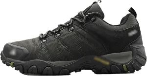 Kelsiop Men's Hiking Shoes Mesh Breathable Anti-Slip Outdoor Sports Shoes Rock Climbing Hiking Hunting Boots