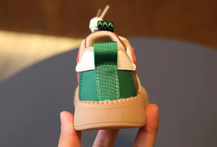Kids Pu Leather Comfortable Soft Sneakers