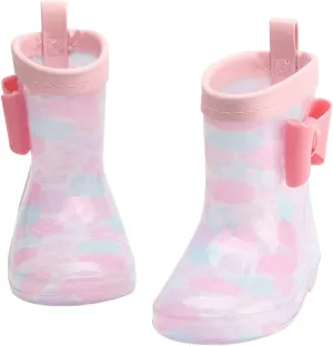 Kids Rain Boots, Toddler Girls & Boys Rain Boots Waterproof Water Shoes Non-slip Mud Boot with Non Slip Bottom