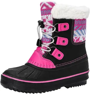 Kids Shoes Snow Boots Girls Boys OutdoorBoots Warm Boots With Cotton Snow Boots High Heel Boots Leather Boots for Kids