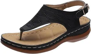 Ladmiple Orthotic Dress Sandals For Women With Arch Support Orthopedic Flip Flops Summer Comfortable Walking Slides