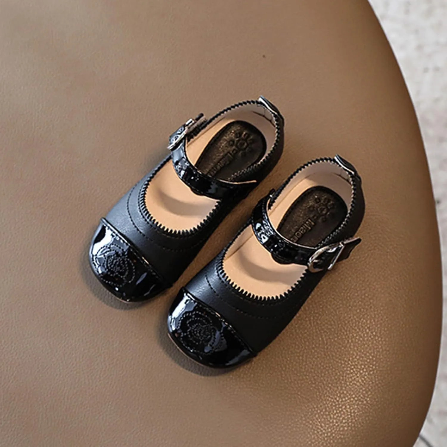 Little Girls Dress Shoes Ballerina Ballet Flat Toddler Kids Mary Jane for Wedding Part Kids School Shoes