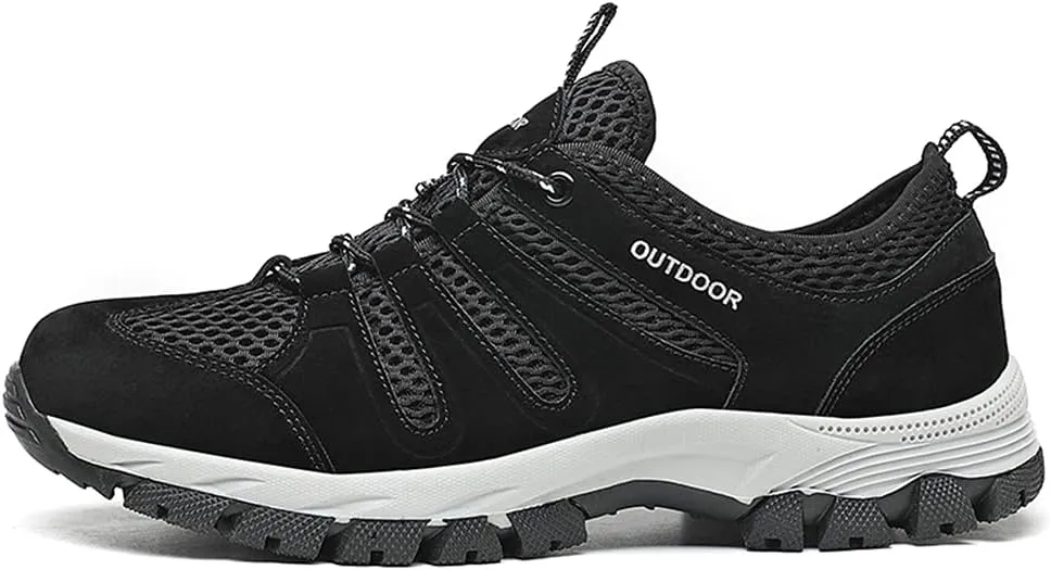 LLTMALL Men's Climbing Trekking Sneakers Outdoor Backpacking Camping Shoes