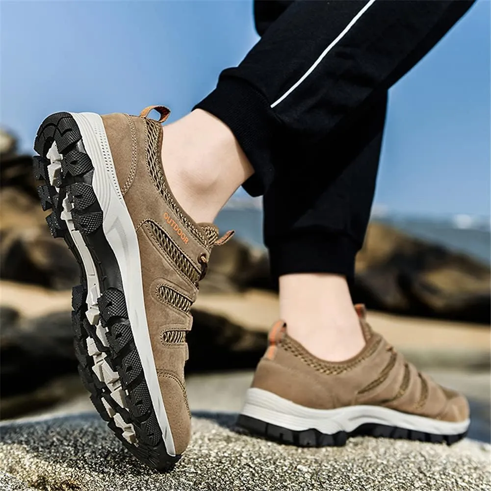 LLTMALL Men's Climbing Trekking Sneakers Outdoor Backpacking Camping Shoes