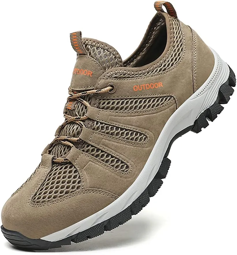 LLTMALL Men's Climbing Trekking Sneakers Outdoor Backpacking Camping Shoes