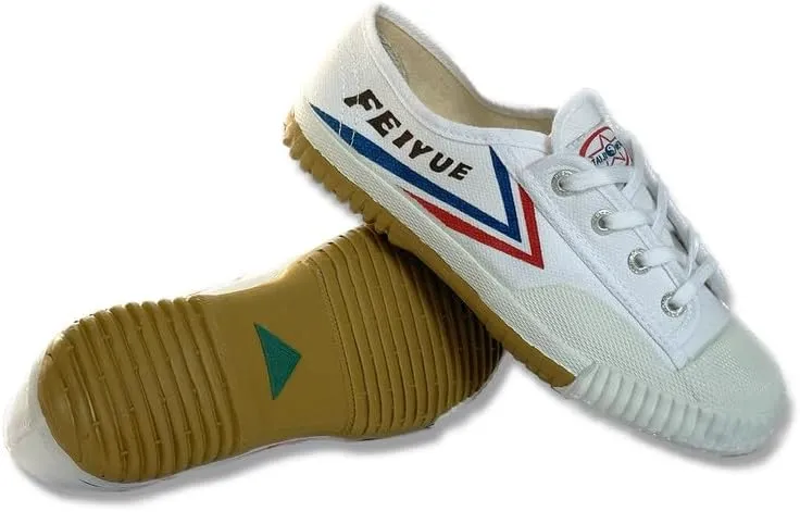 Martial Arts Shoes Low Top Canvas Shoes for Parkour Kung Fu, Rubber Sole Fashion Sneakers for Indoor/Outdoor Activities