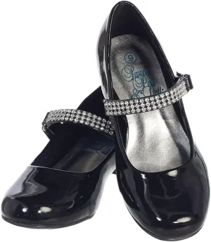 Mary Jane Shoes for Girls Dress Shoes Flower Girl Heels for Church Wedding Easter Christmas Zapatillas para Ni?as de Vestir