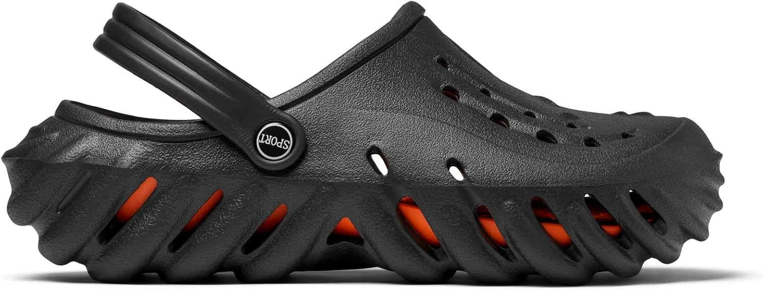 Men's and Women's Arch Support Clogs Garden Shoes Slip-on Outdoor Beach Slippers with Removable Cushion Footbed
