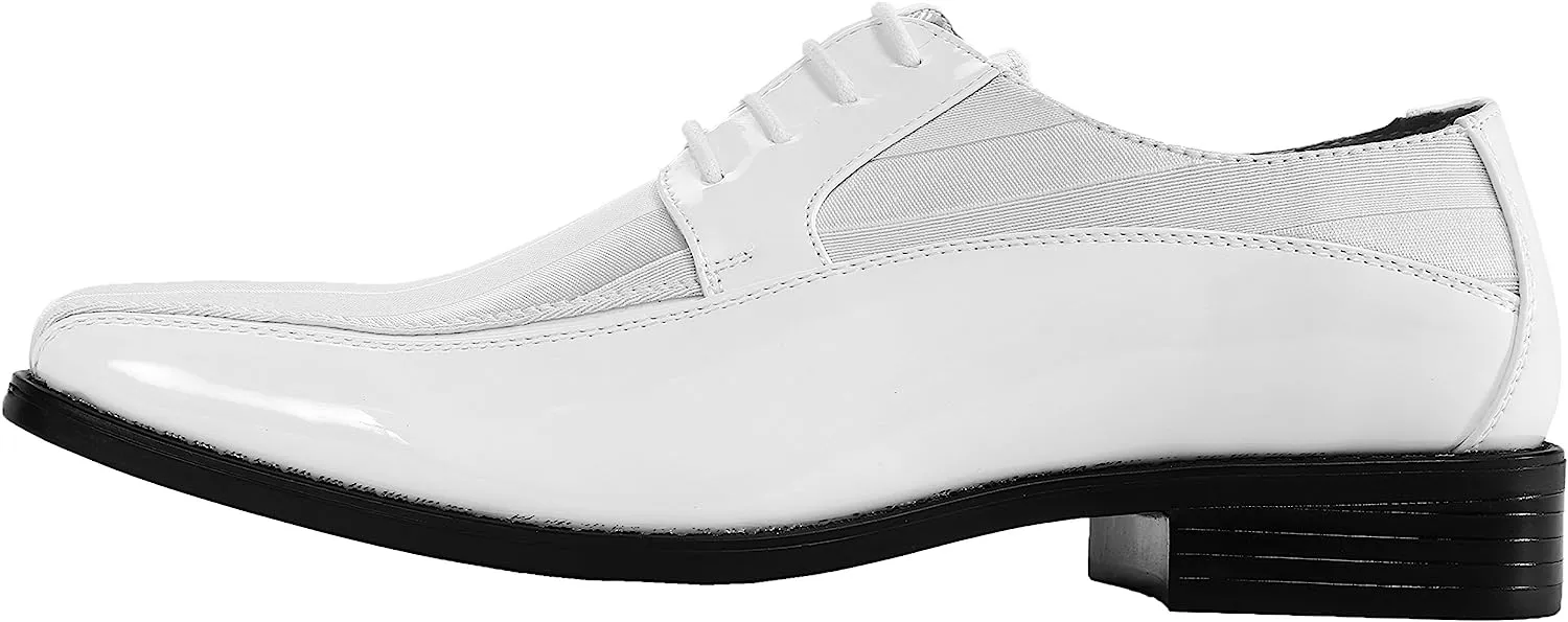 Men's Black Formal Oxford Style Dress Shoes
