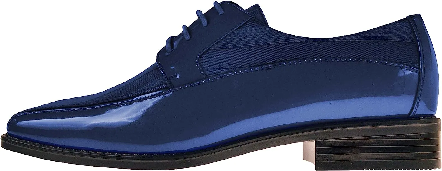 Men's Black Formal Oxford Style Dress Shoes